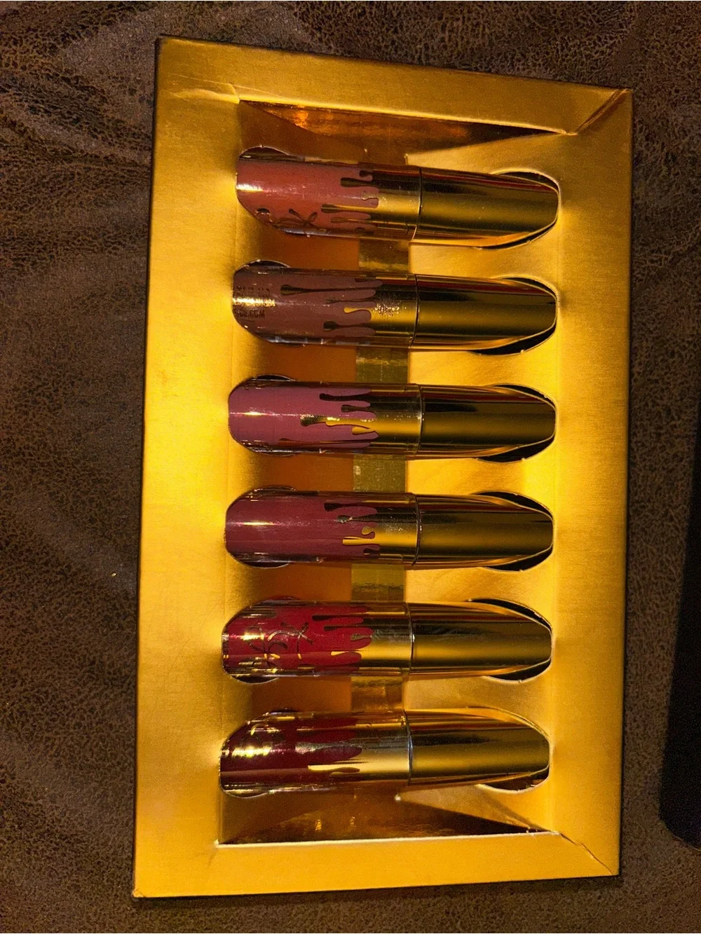 Kylie Birthday Edition Matte Liquid Lipstick - Gold Packaging